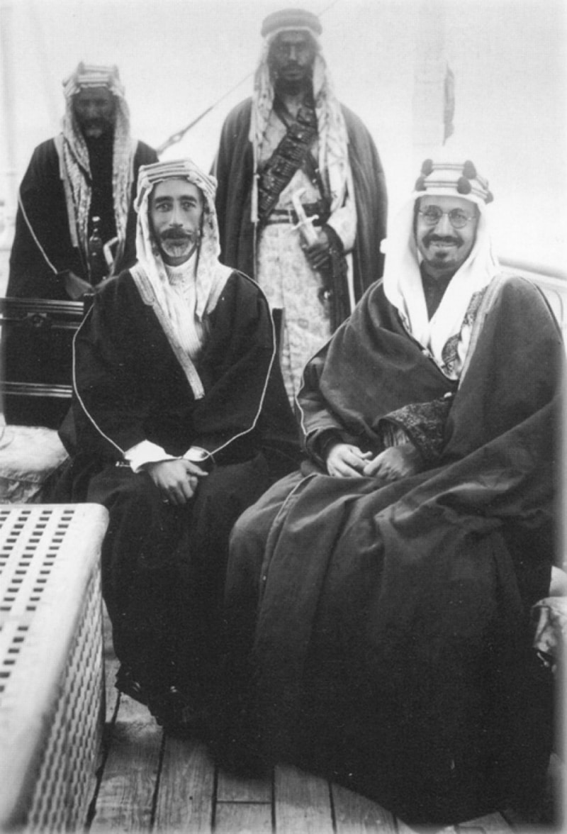 الملك فيصل بن عبد العزيز سنة 1943